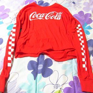 women's coca cola crop top